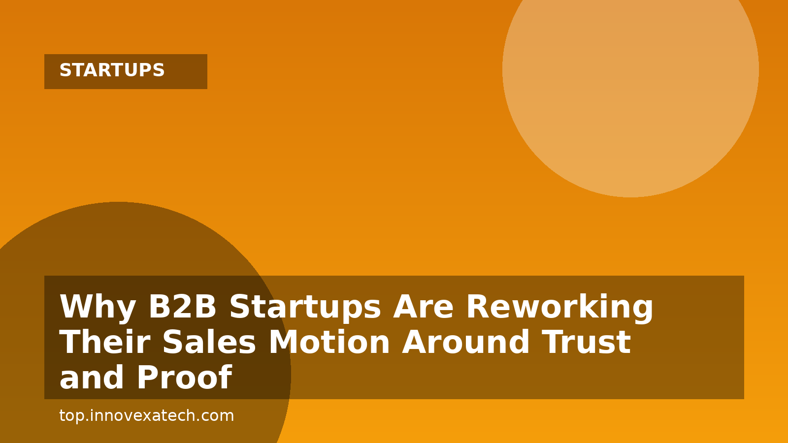 Why B2B Startups Are Reworking Their Sales Motion Around Trust and Proof