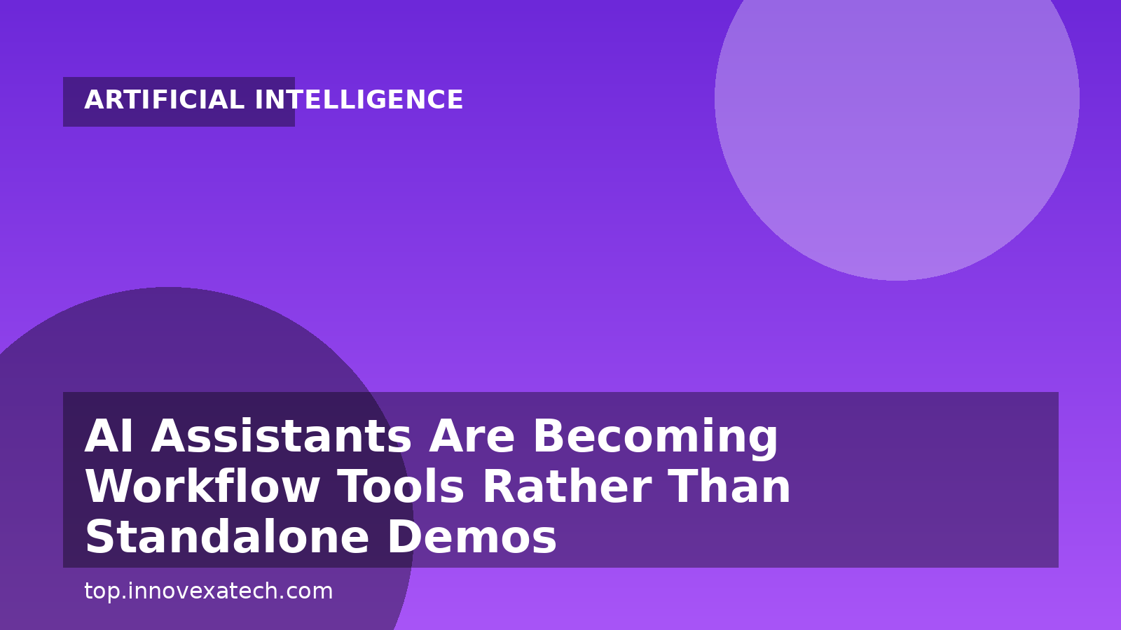 AI Assistants Are Becoming Workflow Tools Rather Than Standalone Demos